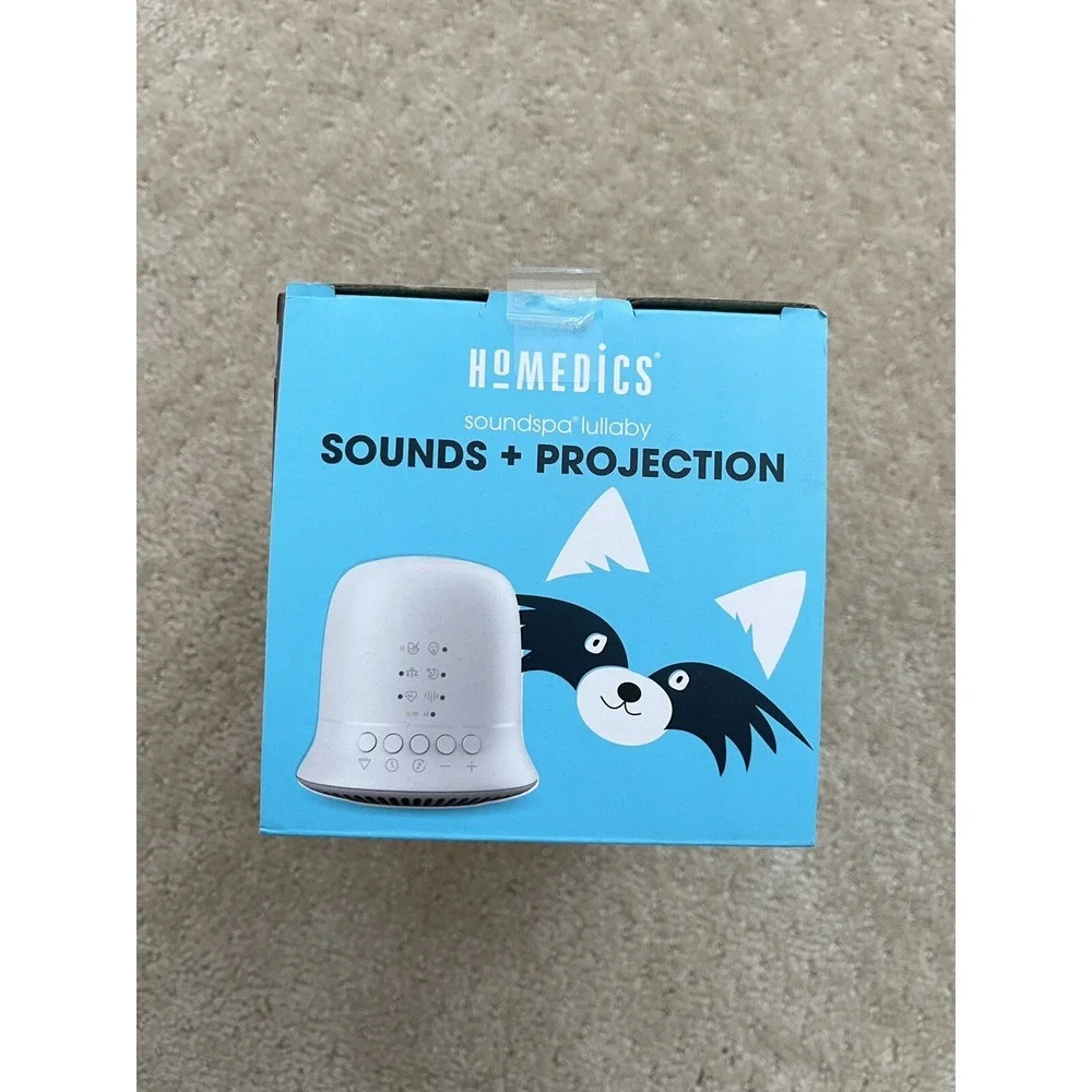 HOMEDICS (NEW)Sound Spa Lullaby Sound + Projection Baby 6 Sounds Timer Machine